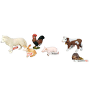 Schleich Bundle Bauernhof & Waldtiere 12 Teile Tierfiguren
