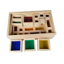 Fensterbausteine Regenbogen Holzbausteine