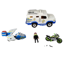 Playmobil Bundle Polizei 9371 Set von 4 Figuren & Fahrzeuge