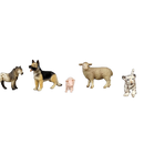 Schleich Tiere Bundle Bauernhof & Wildtiere 8 Teile Tierfiguren