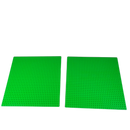 LEGO Bundle 2x Bauplatten 16x16 grün