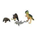 Bullyland Bundle Dinosaurier & Tiere 68353 Set von 4 Tierfiguren