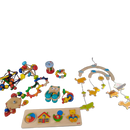Bundle Holz Rasseln & Greiflinge Mobile