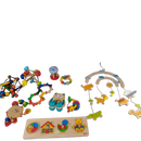 Bundle Holz Rasseln & Greiflinge Mobile