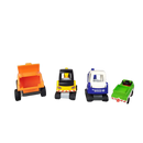 LENA Bundle Baustelle & THW Set von 4 Bagger Autos Neuwertig