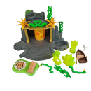 Playmobil Bundle Tempel 7774 Boot & Lagerfeuer