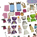 Playmobil Bundle Princesses Wardrobe 6850 Figuren & Möbel