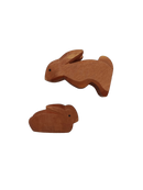 Ostheimer Bundle Tiere 2x Hasen Holzfiguren