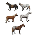 Schleich Tiere Bundle Pferde Pinto Friese 5 Teile Tierfiguren