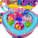 Mattel Polly Pocket Herz-Rucksack Spielset mit Zubehör
