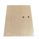 Bundle Holzbau Eule Set von 5 Bastelsperrholz Neu