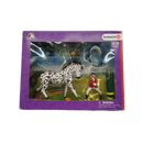 Schleich 41434 Reitturnier Set mit Knabstrupper Stute