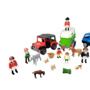 Playmobil Bundle Jeep & Anhänger Figuren Tiere
