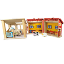 Bundle Bauernhof Set von 4 Stall & Tiere