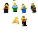 LEGO Bundle 10x Piraten Figuren mit Fernrohr
