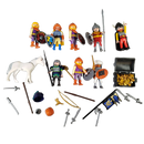 Playmobil Bundle Ritter & Wikinger Set von 9 Figuren & Pferd