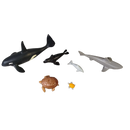 Playmobil Bundle Meerestiere Set von 6 Figuren Orca Hai Delfin Robbe