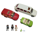 Playmobil Bundle Set von 3 Autos Limo Cabrio & Figuren