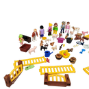 Playmobil Bundle Bauernhof Set von 7 Figuren & Tiere