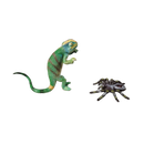 Bundle Tiere Set von 3 Krabbe Chamäleon Spinne