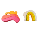 Goki Bundle Holzbausteine & Figuren Regenbogen