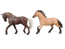 Schleich Tiere Bundle Pferde & Reiter, großes Set Zaun & Sattel