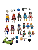 Playmobil Bundle Sport & Alltag großes Set Figuren, Roller & Zubehör