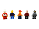 LEGO Bundle Rennfahrer & Bauarbeiter Set von 5 Minifiguren
