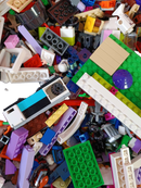 Konvolut LEGO Klemmbausteine & Grundplatten ca. 2,5 kg, ab 6 Jahre