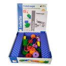Selecta Spiel Fädelraupe 63005 Fädelspiel aus Holz