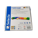 Selecta Spiel Fädelraupe 63005 Fädelspiel aus Holz