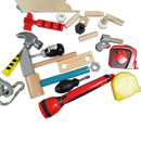 Bundle Bauhelm & Holz-Werkzeugkiste Werkzeug-Set