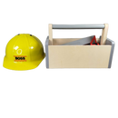 Bundle Bauhelm & Holz-Werkzeugkiste Werkzeug-Set