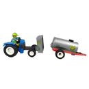 Playmobil Bauernhof Traktor mit Kippanhänger, mit Zubehör