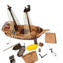 Playmobil Bundle Piratenschiff 3750 mit Figuren & Zubehör