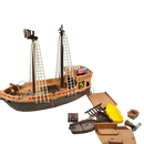 Playmobil Bundle Piratenschiff 3750 mit Figuren & Zubehör
