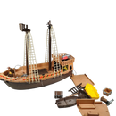 Playmobil Bundle Piratenschiff 3750 mit Figuren & Zubehör