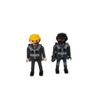 Playmobil Bundle Polizei 5176 6921 großes Set Helikopter & Figuren