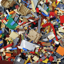 Konvolut LEGO ca. 3,2 kg Bausteine & Teile
