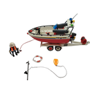 Playmobil Feuerwehrboot auf Trailer 4512 Boot
