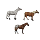 Schleich Tiere Bundle Pferde Pinto Friese 5 Teile Tierfiguren
