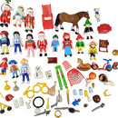 Playmobil Bundle Weihnachtsmarkt großes Set Figuren & Marktstand