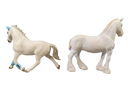 Schleich Tiere Bundle 4 Teile Pferde & Reiterfiguren Knabstrupper