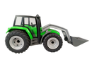 Playmobil 6130 Traktor & Anhänger mit Frontlader, Bauernhof-Fahrzeug