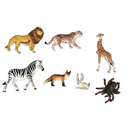 Schleich Tiere Bundle Löwe Giraffe Zebra Fuchs 7 Teile Tierfiguren