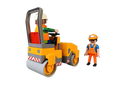 Playmobil Straßenwalze mit Asphaltplatte 4048 Baufahrzeug