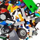 Konvolut LEGO ca. 1 kg, Bausteine & Minifiguren, ab 6 Jahre