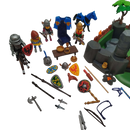 Playmobil Bundle Knights Attack Fortress 3137 Set von 2 Burg & Ritter
