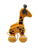 BRIO Bundle Holzspielzeug Set Ziehgiraffe, Anziehbär, Regenbogen