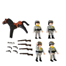 Playmobil Bundle Südstaaten-Kavallerie großes Set Figuren & Pferd